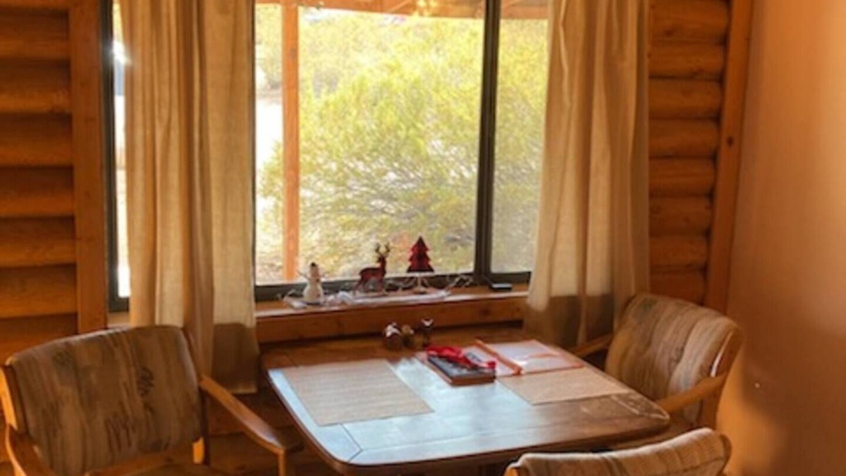 Goodsprings Cabin | Log Cabin near Las Vegas ~ East Bungalow