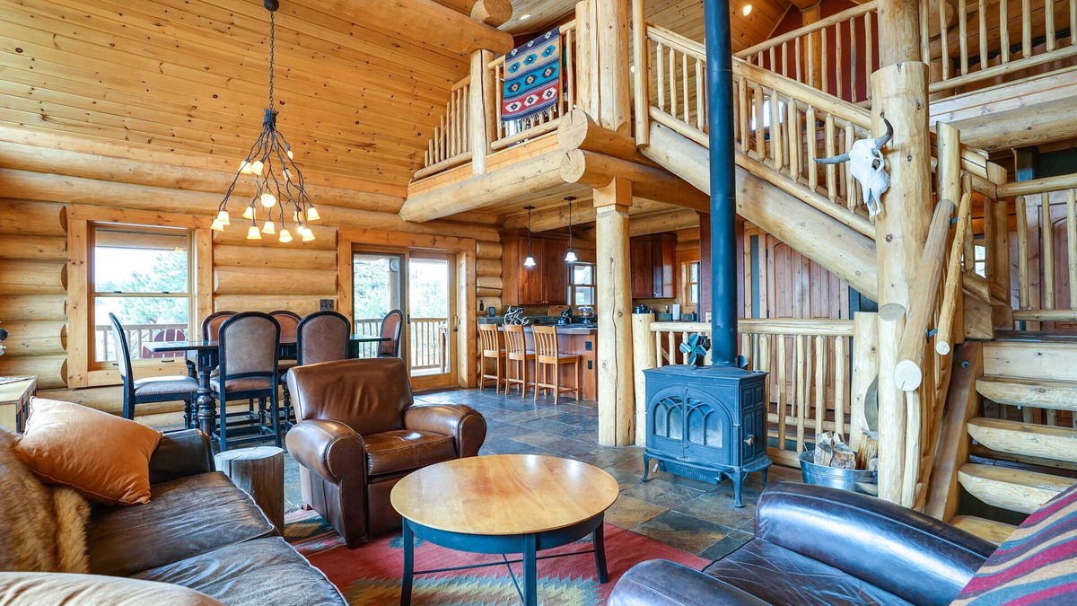 Florissant Cabin | Log Cabin on Private 45-Acre Ranch in Florissant!