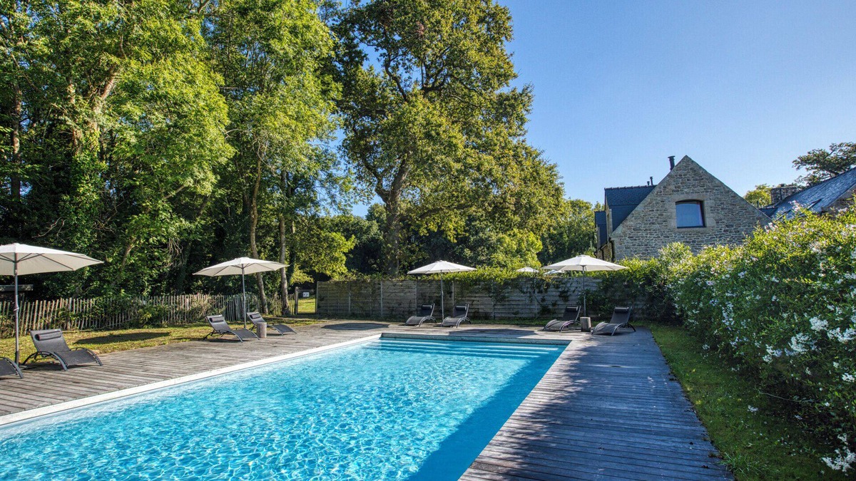 Locoal-Mendon House | Longère Jardin Piscine et vue - Logement 1