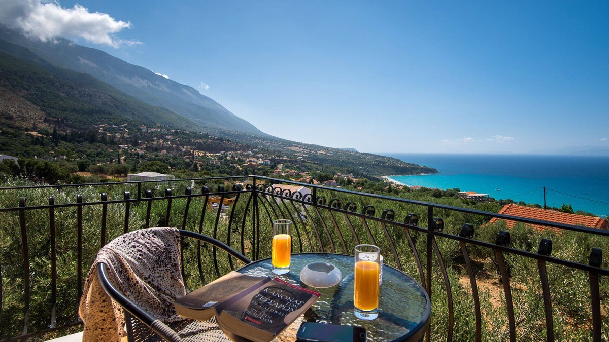 Vlachata Apartment | Lourdas amazing view - Studio Marinos.
