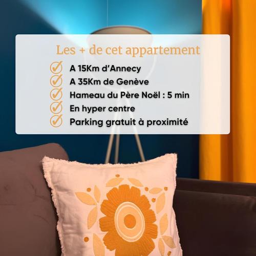 Allonzier-la-Caille Apartment | Lovely cozy apartment with large terrace