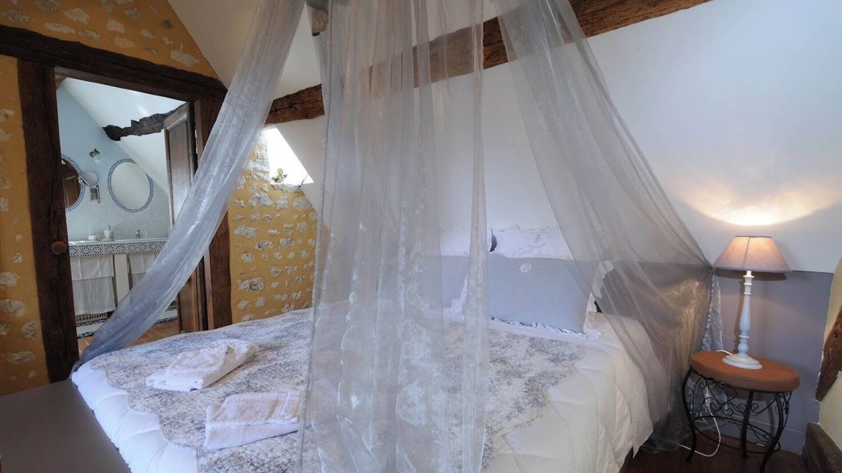 Saint-Germain-des-Grois House | Lovely Perche house with tastefully furnished interior. Cosy bedrooms.
