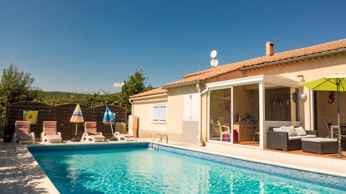Argeliers Villa | Lovely recent house classified 3*with private pool in quiet village