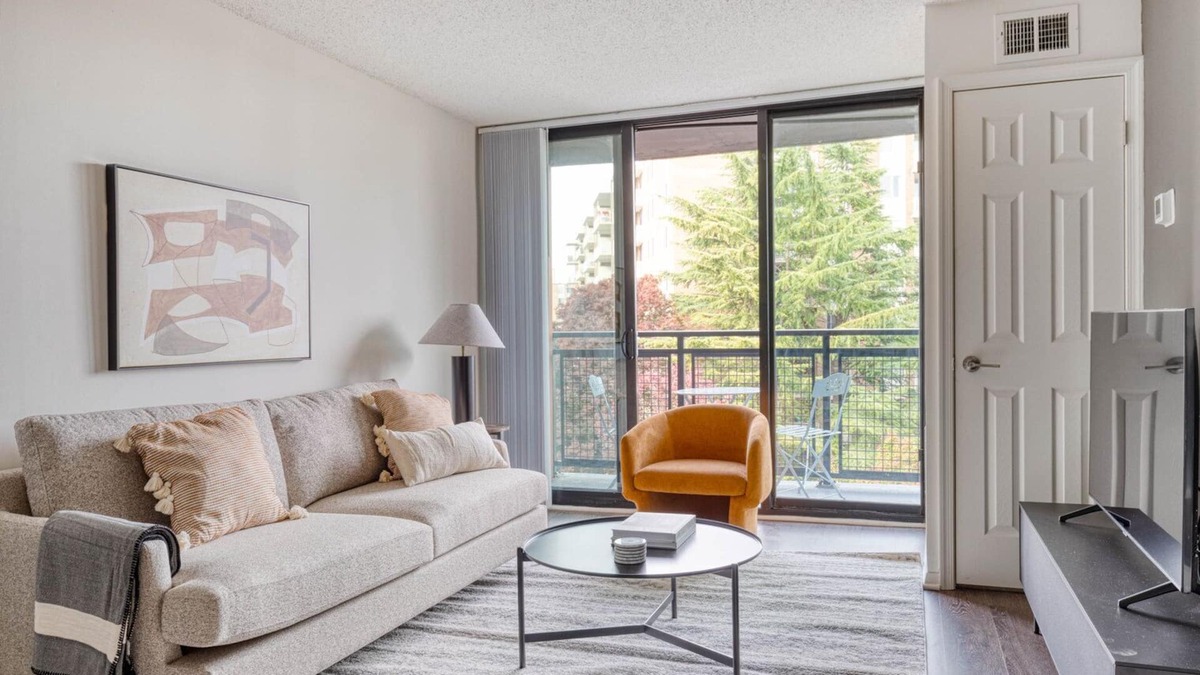 Forest Hills Apartment | Lovely Van Ness 1 BR w/ Concierge & Gym, nr Metro, by Blueground