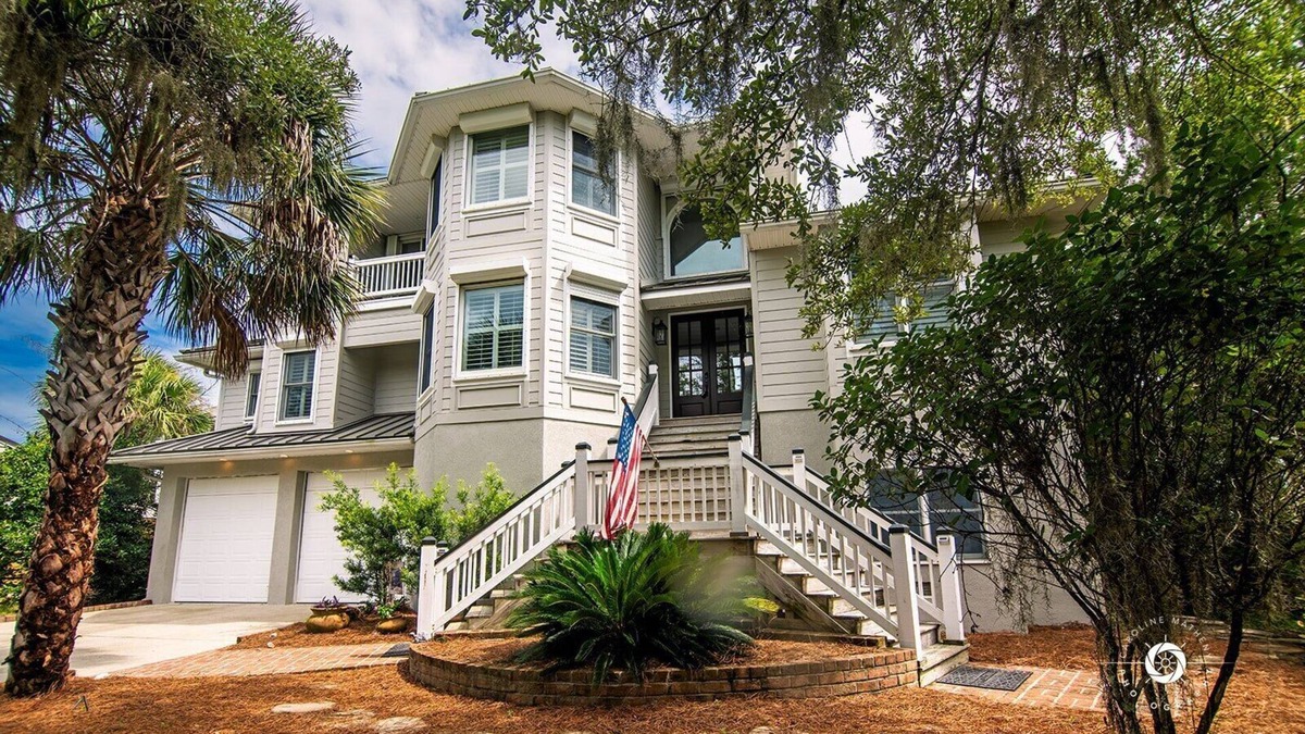 Edisto Island House | Low Country Home w/Creek & Ocean views, dock, & indoor/outdoor living spaces
