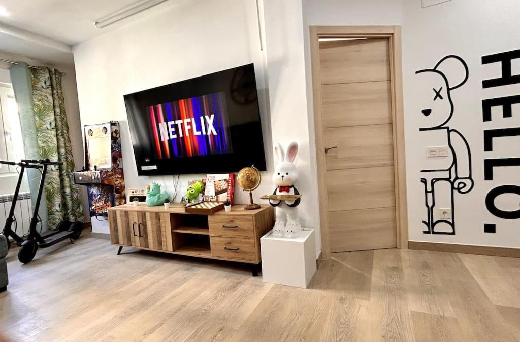 El Cristo y Buenavista Apartment | LUJO Proyector, Maquina Arcade, Wifi y patinetes