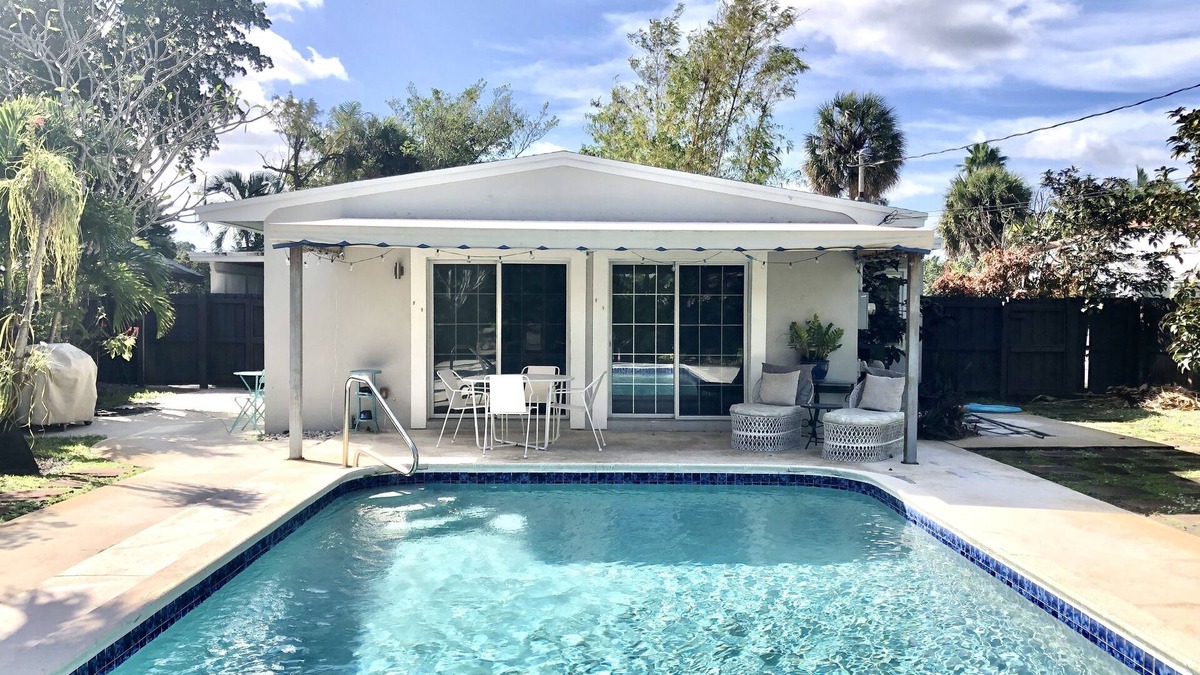 Middle River Terrace House | Lush, Private Retreat with Huge Heated Pool!