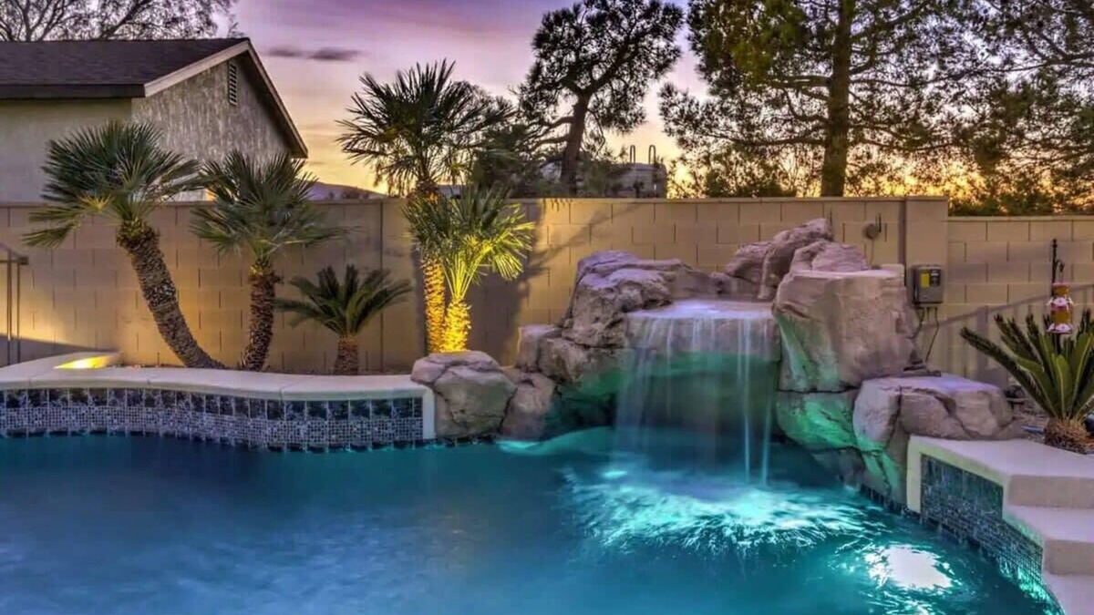 Mission Hills Villa | Lux Mansion w 7BR, Spa, Pool, Gym, Games &Casita