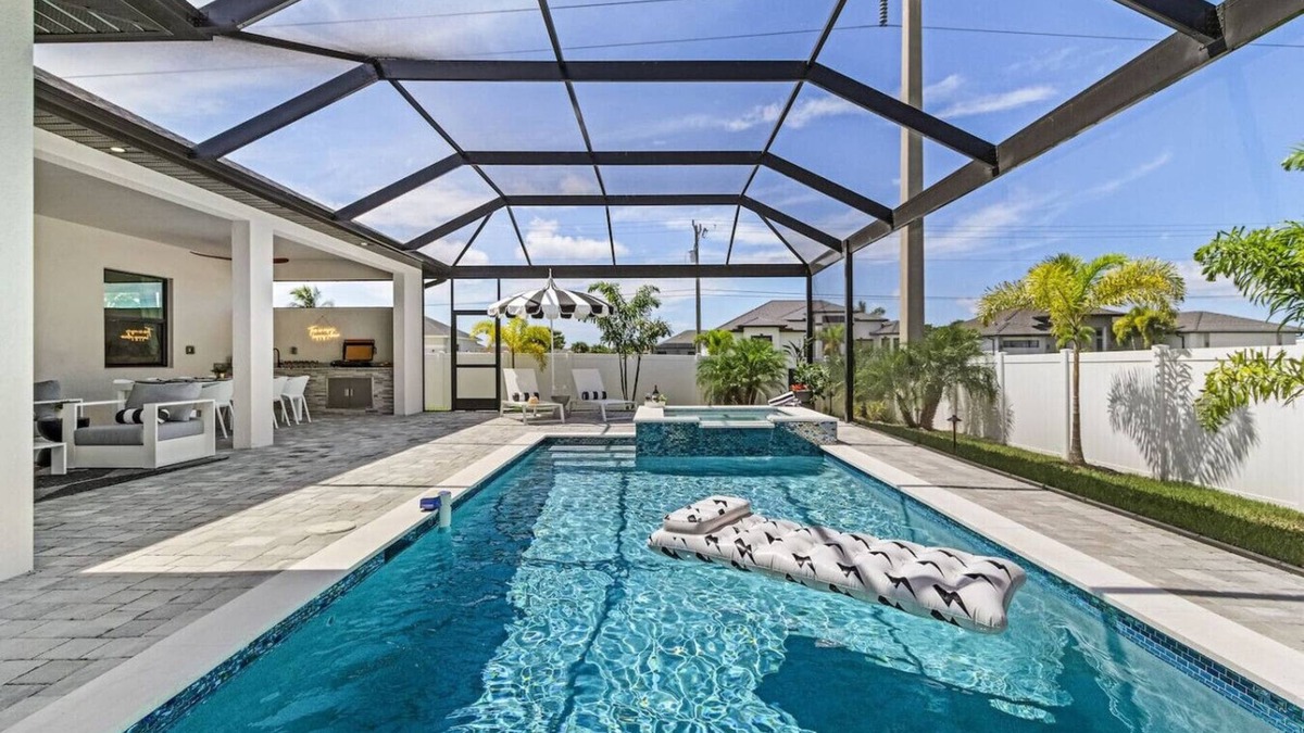 Pelican House | Luxe Cape Coral Escape with Heated Pool & Game Room