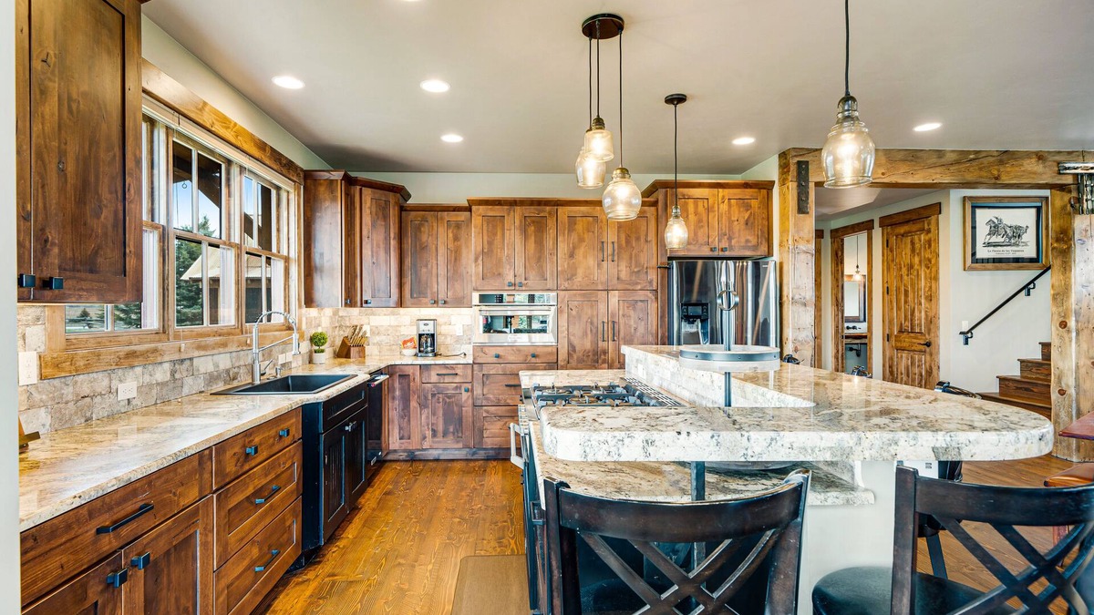 Hastings Farm House | Luxe frontier lodge with hot tub, amazing Teton view & outdoor fireplace