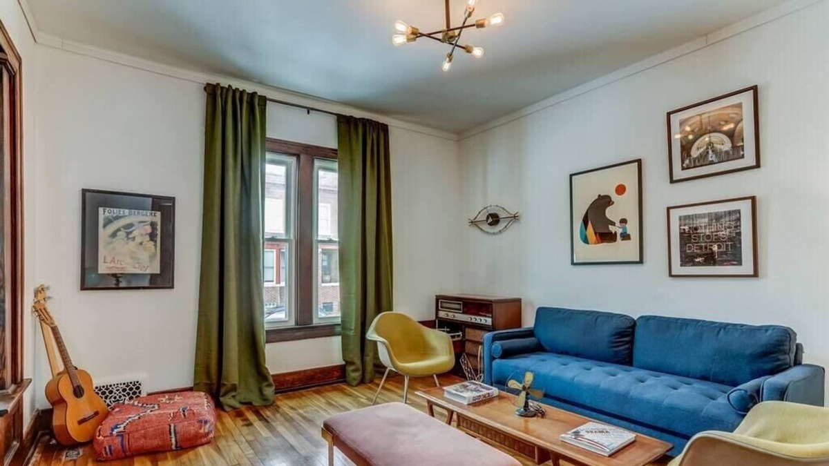 Mexicantown - Southwest Detroit House | Luxe Mid-Century Styled Historic Townhouse #1