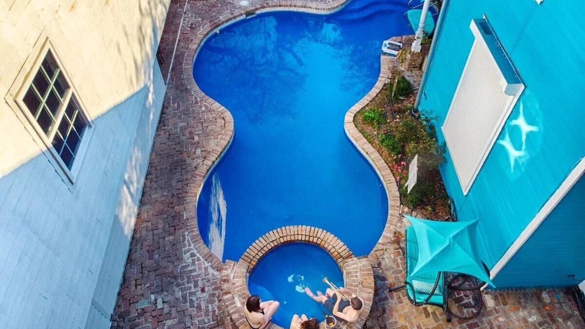 Faubourg Marigny Bed & Breakfast | Luxe Oasis w/Pool + Gym | Walking Distance to Fun