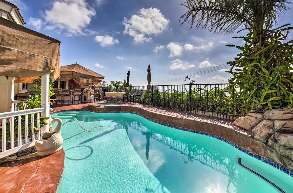 Ocean View Hills House | Luxe San Diego Getaway with Pool and Ocean Views