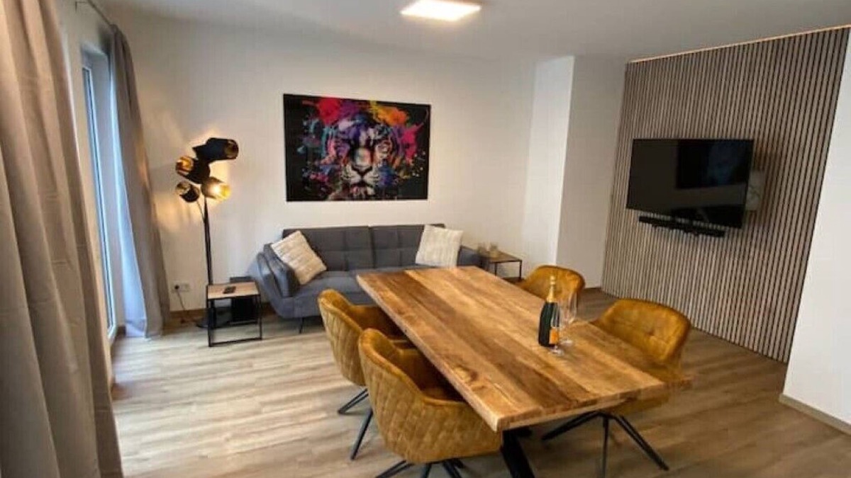 Echternacherbruck Apartment | Luxuriöse Wohnung am Flussufer mit Infrarotsauna