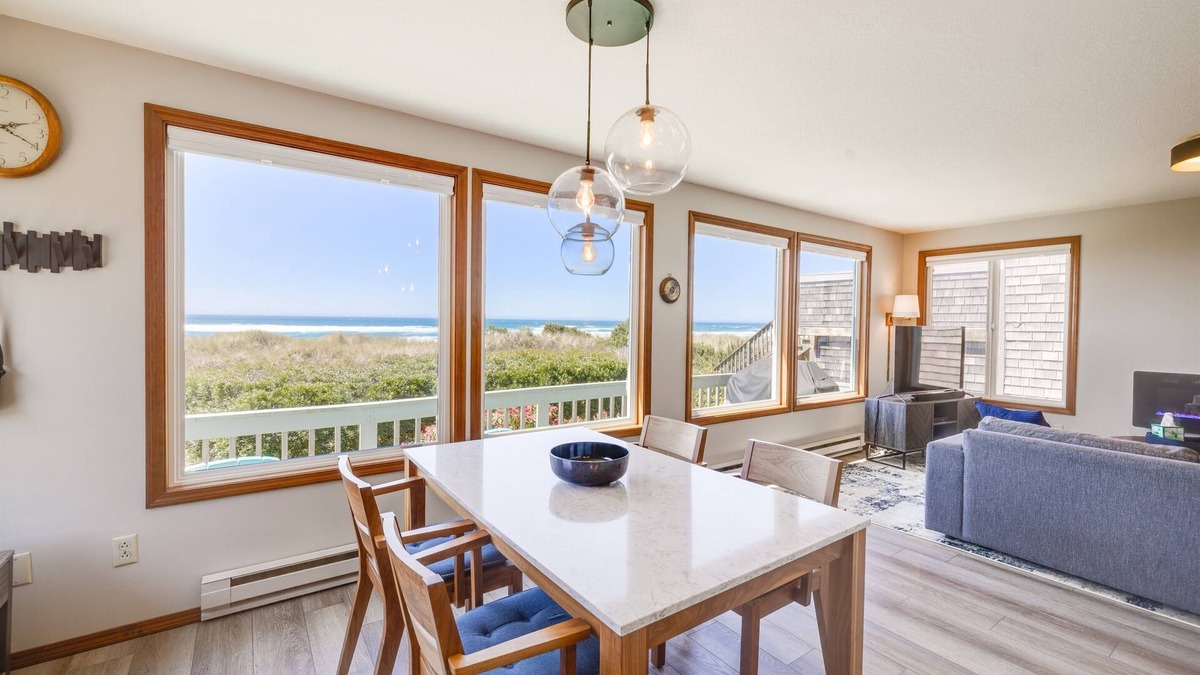 Rockaway Beach House | Luxurious & Cozy Oceanfront Home 50 steps to Beach w/Spectacular Ocean views!