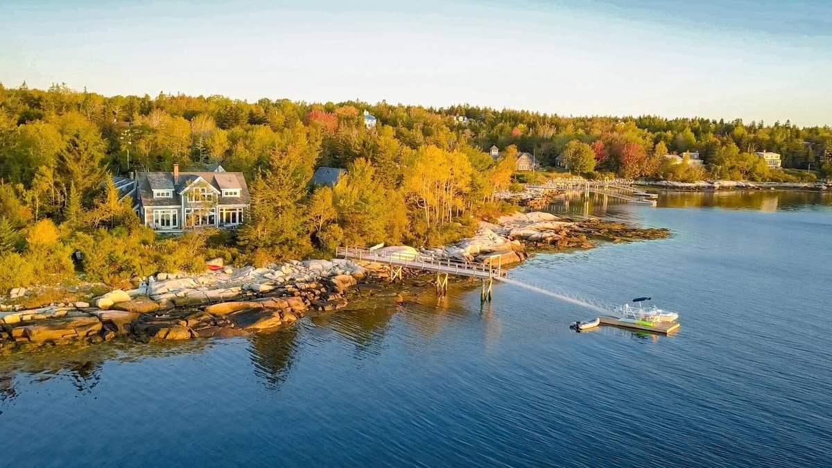 Spruce Head House | Luxurious Oceanfront Home, Private Island. Now booking for Fall and Winter 2025