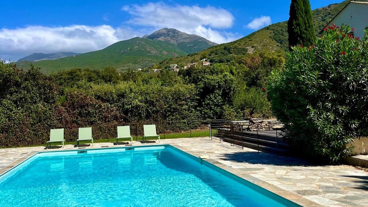 Patrimonio Villa | Luxurious villa with swimming pool in the heart of the maquis, 5' drive from ST FLORENT