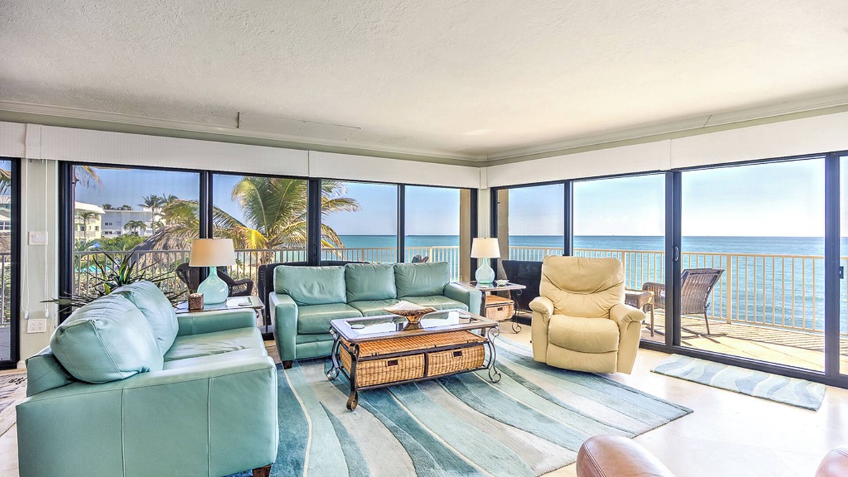 Key Colony Beach Condo | Luxuriously Remodeled & Expansive Wraparound Ocean Views
