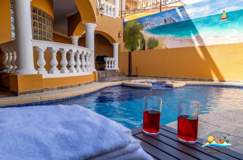 San Felipe House | Luxury 3-Story Beachfront Villa in San Felipe with Private Pool – Casa Mostaza
