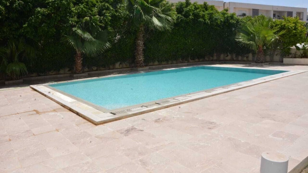 Gammarth Apartment | Luxury 3bedrooms apartment in Gammarth Touristique with Pool 3 Mnts beach access