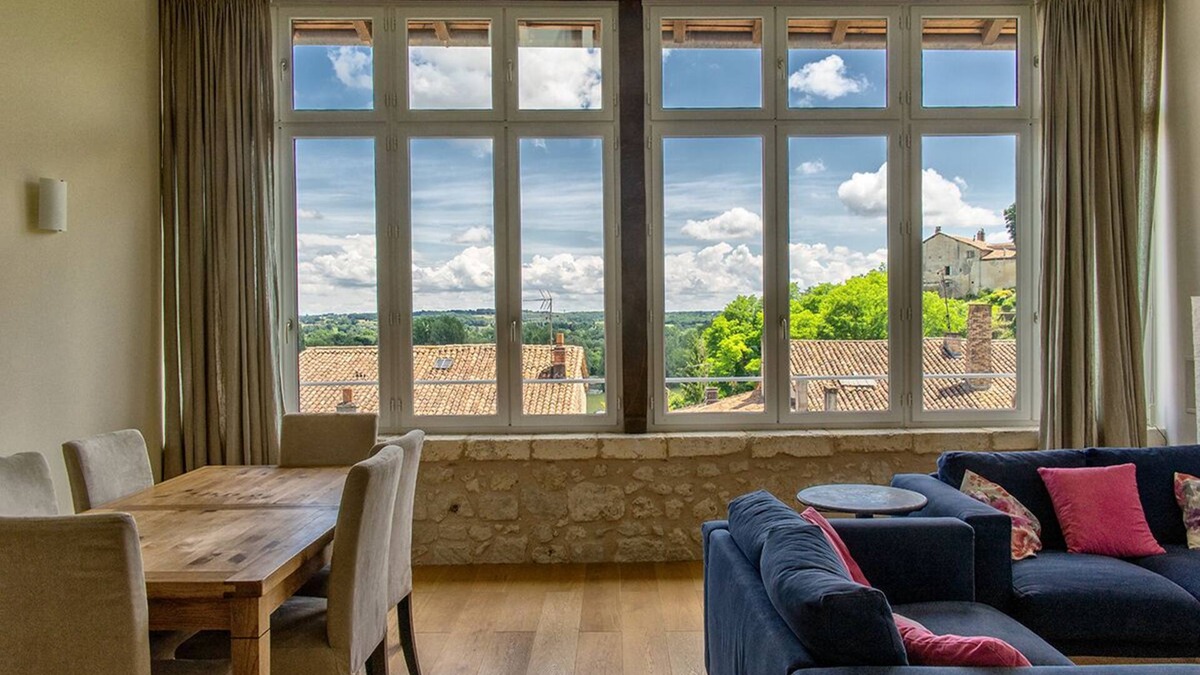 Saint-Romain Apartment | Luxury and comfortable apartment with beautiful views in centre of village