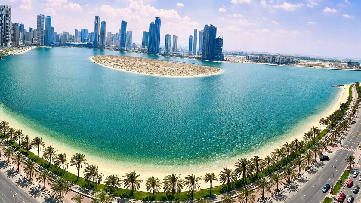 Al Khan Apartment | Luxury Apartment El Khan 2 BHK sea front gym, pool, sauna, wifi