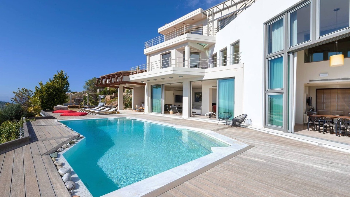 Anavyssos Villa | Luxury Athens Villa | Villa AquaLuxe | 4 Bedrooms | Private Pool with.