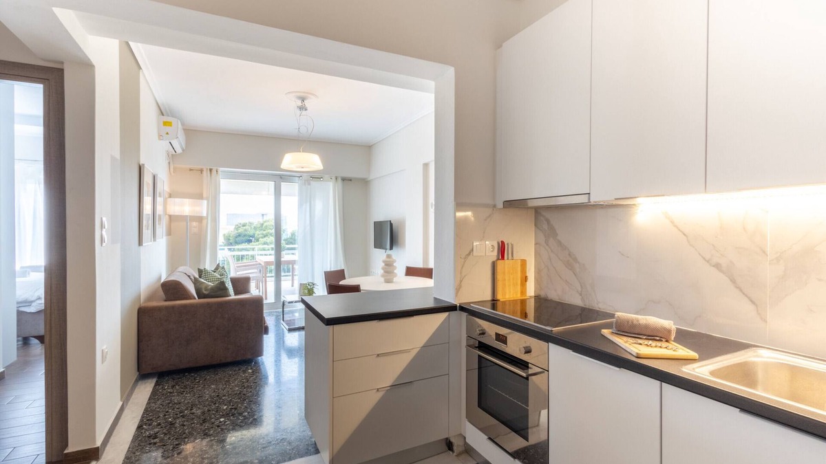 Voula Apartment | Luxury Beachfront 2-Bedroom Stay in Voula