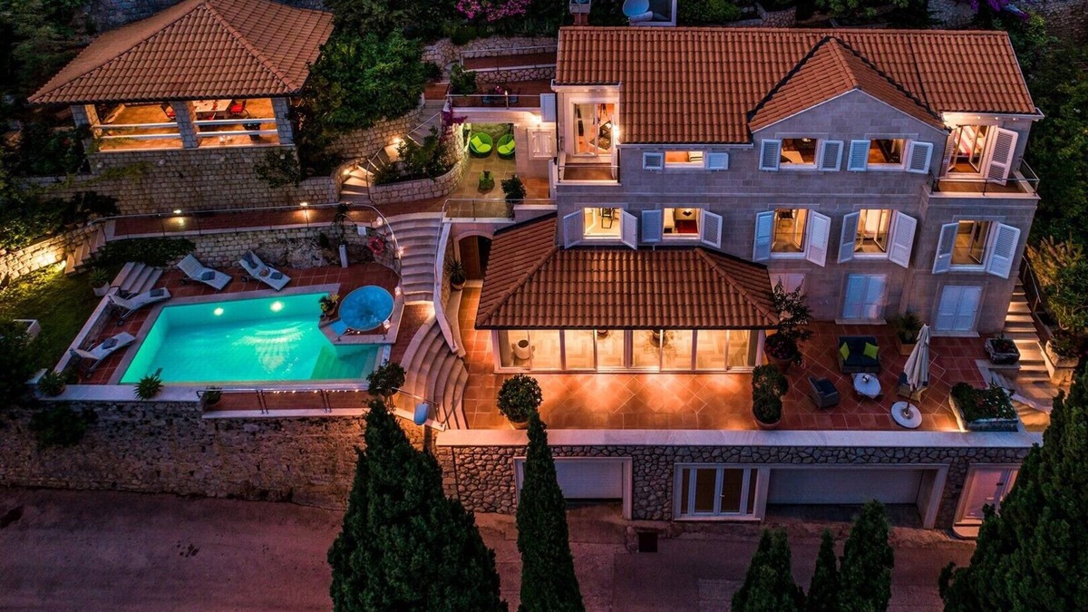 Municipality of Dubrovnik Villa | Luxury Beachfront Villa Dubrovnik Palace with private pool and jacuzzi in Dubrovnik