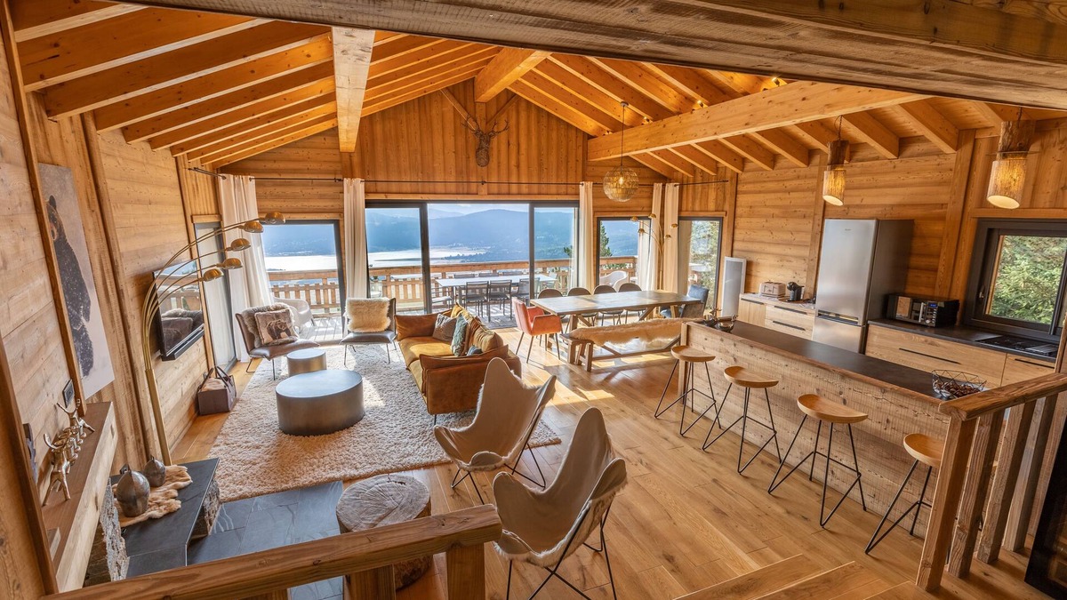 Les Angles Ski Chalet | Luxury chalet with lake view, SPA/Heated swimming pool, 300m from the ski slopes