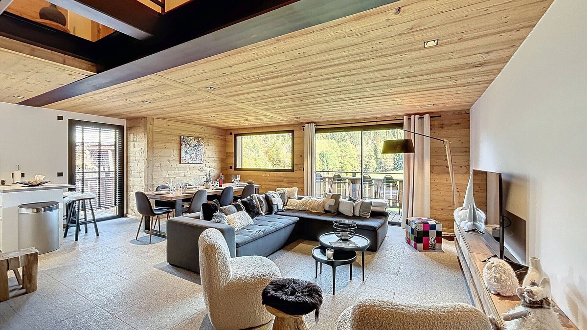 Sallanches Ski Chalet | Luxury chalet with Mont Blanc view and parking