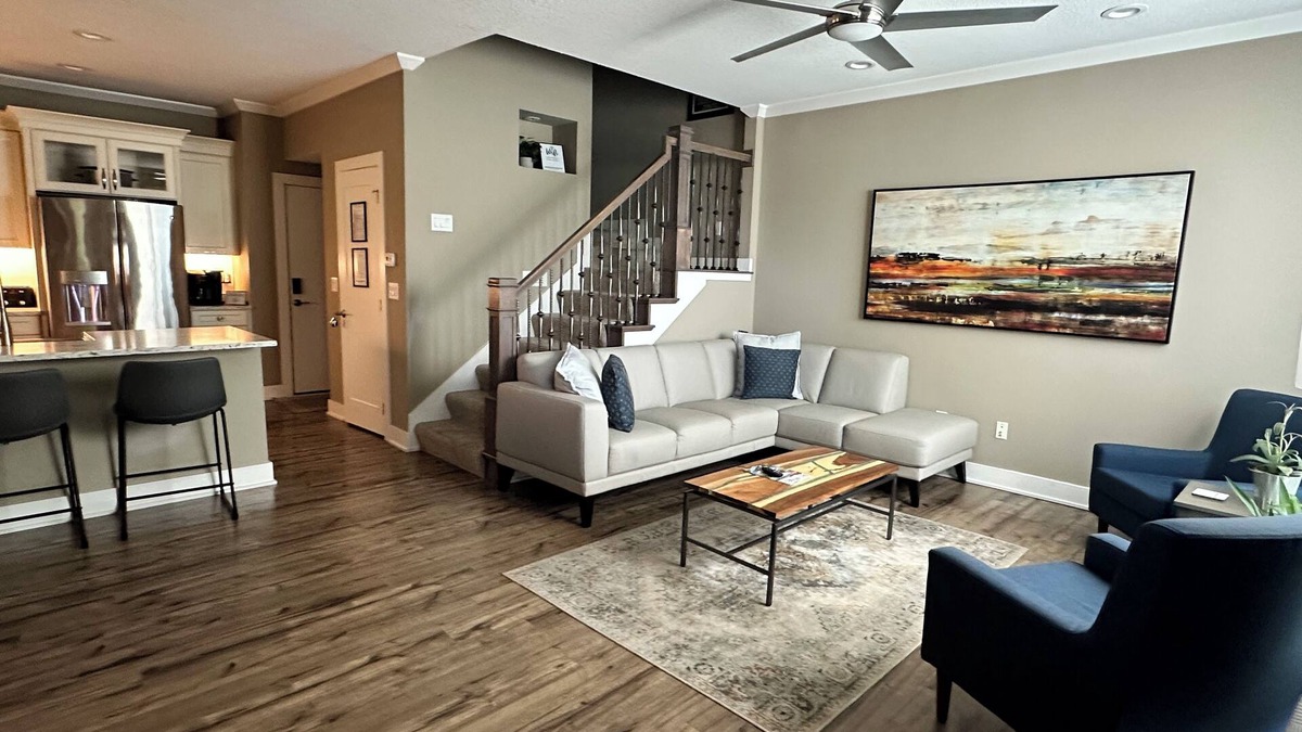Sherman Hill Condo | Luxury condo. 2 car garage, rooftop patio. Perfect for work or play!