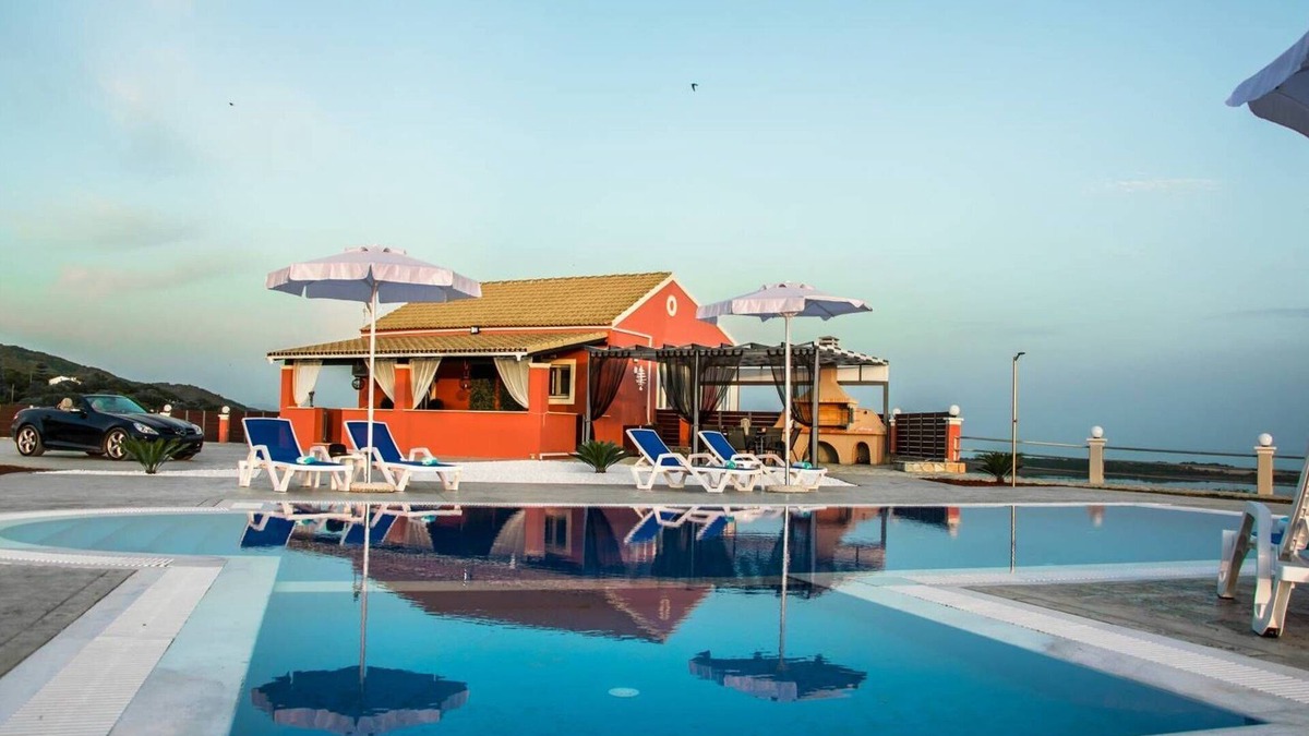 Dafnata Villa | Luxury Corfu Villa | 2 Bedroom | Villa Mediterranean View | Private Pool | Sea.