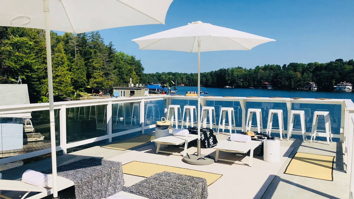 Muskoka Lakes Cottage | Luxury Cottage, Lake Joseph 5 Bdrm With Tennis & Pickleball On Private 9 Acres