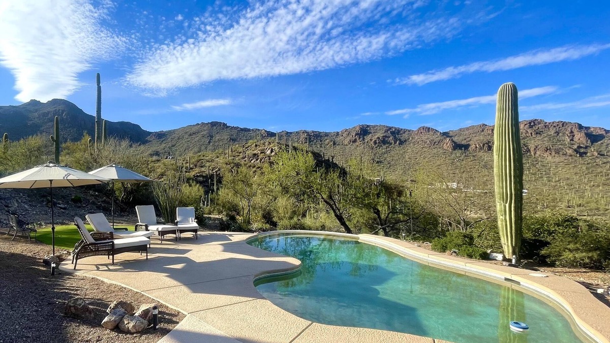 Trails End Estates House | Luxury Desert Escape with Heated Pool, Spa & Stunning Views