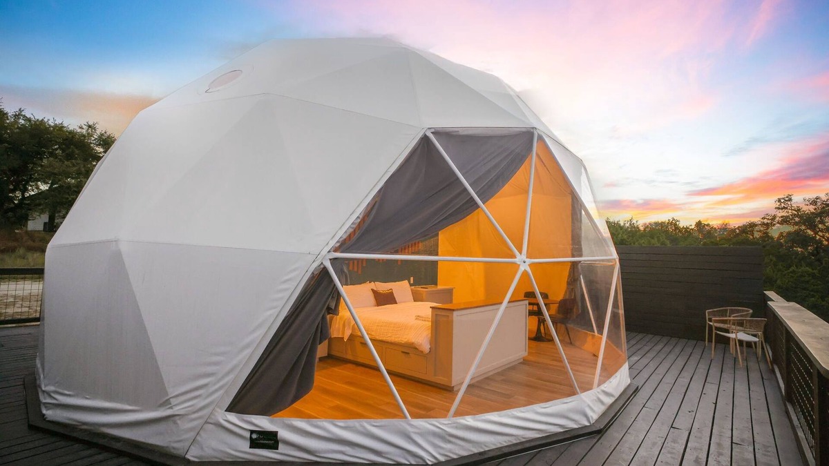 Spring Branch Resort | Luxury Dome - Spa Shower - Panoramic Views