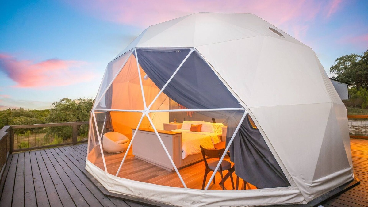 Spring Branch Resort | Luxury Dome - Spa Shower - Panoramic Views