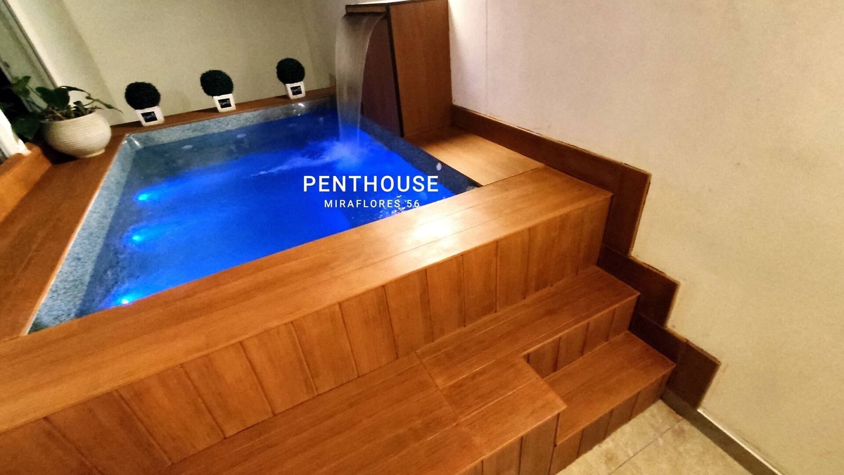 Miraflores Condo | LUXURY DUPLEX PRIVATE HOT SWIMMING POOL Miraflores