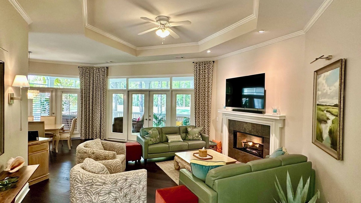 Okatie House | Luxury home on Callawassie Island. 3 beds 3 baths, free golf for 2. Pet free.