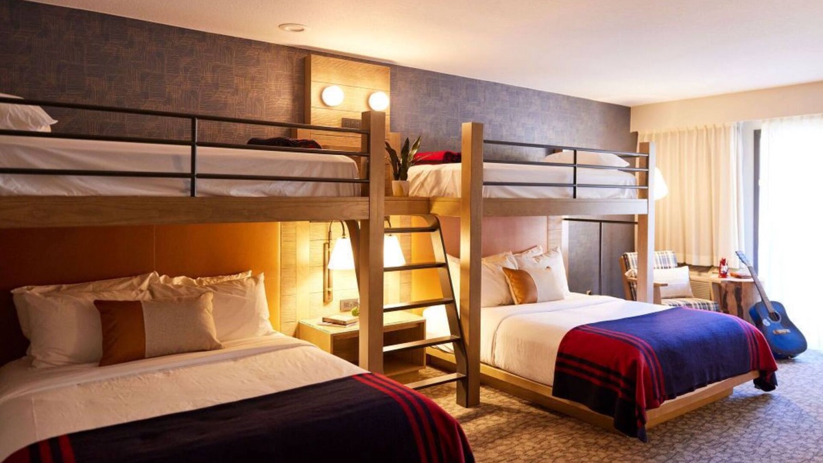 Orchard District Apartment | Luxury in Bend, OR | Bunk Bed Room close to Nature