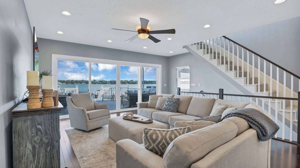 Buckeye Lake House | Luxury Lakefront Retreat | Sleeps 8 | +Dock