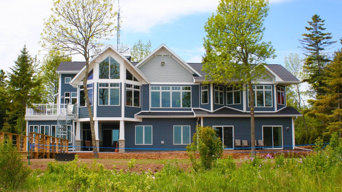 Baileys Harbor House | Luxury lakefront home - 6 BRs, kids, pets, EVs, elevator - family celebrations
