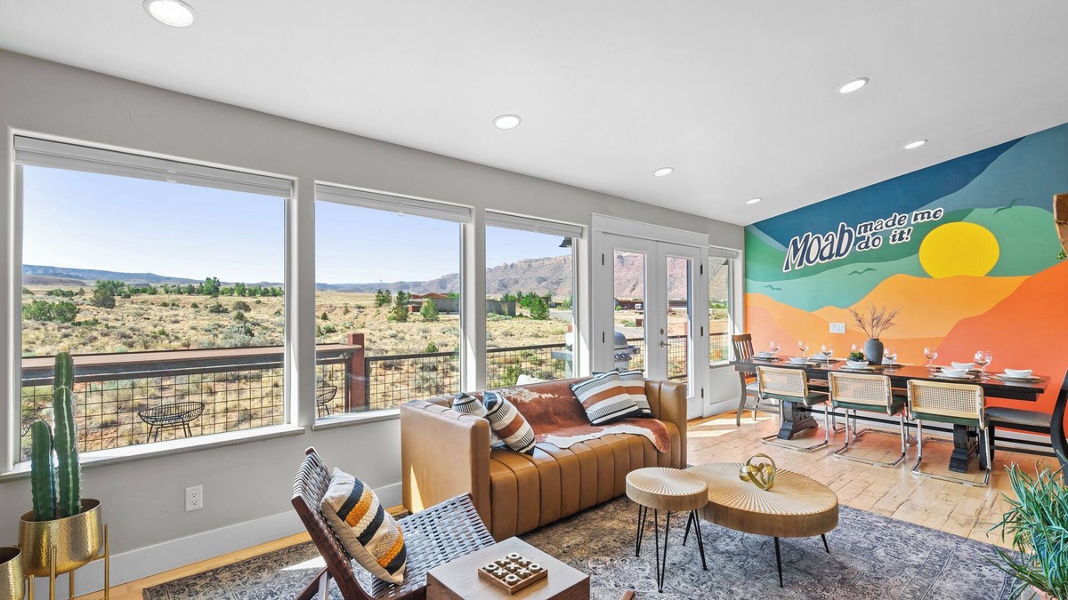 Moab South Valley House | Luxury Moab Home, Stunning Views, 7 bd, sleeps 26