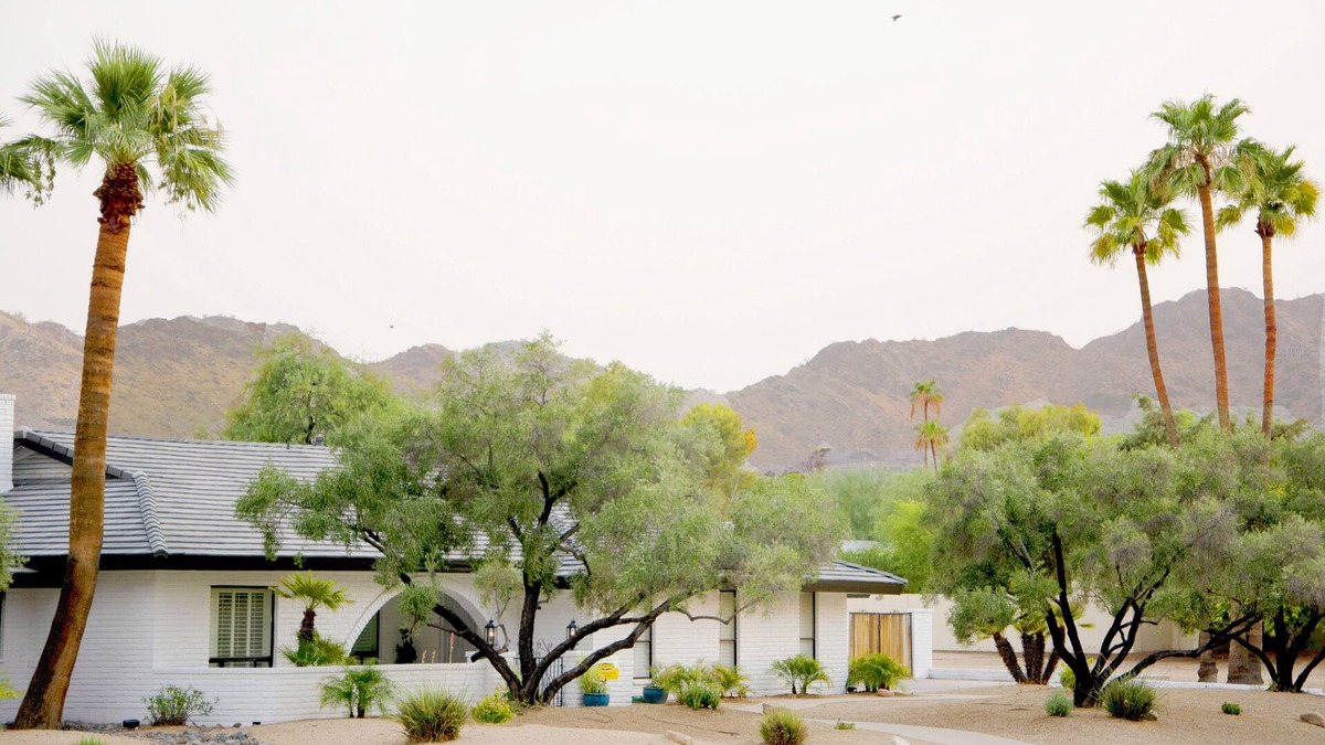 Camelback C C Estates House | Luxury Mummy Mountain Paradise with Heated Pool, Fire Pit, and Sport Court