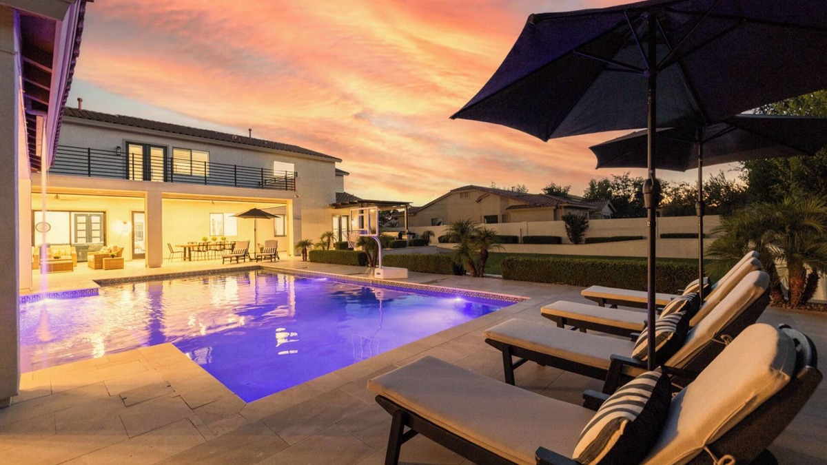 Chandler House | Luxury Outdoor Living: Heated Pool & Spa