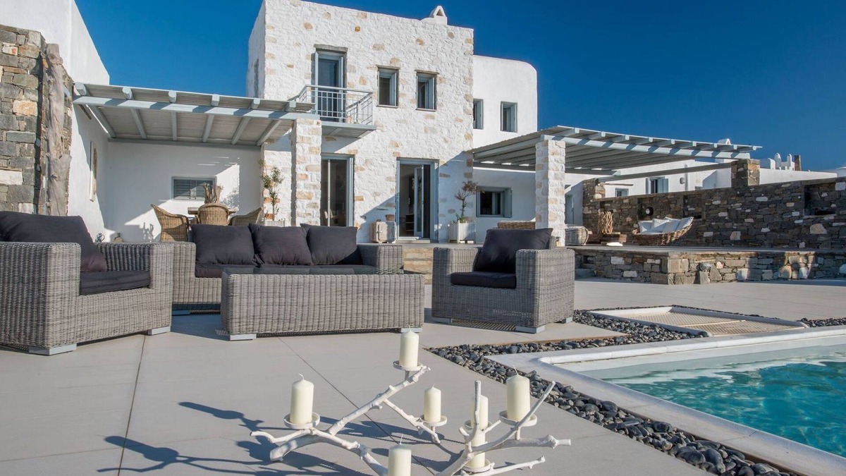 Chrissi Akti Villa | Luxury Paros Villa | Superior Villa | Private Pool | Stunning Interior | 7 BDR.