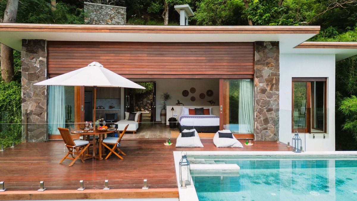 Praya Barat Apartment | Luxury Pool Studio Deluxe, Selong Belanak Ocean View, Selong Selo Resort