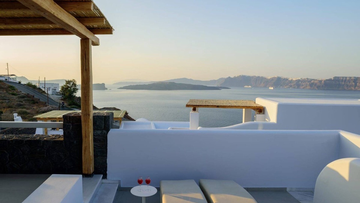 Akrotiri Villa | Luxury Santorini Villa | Villa Azure Aura | 4 Bedrooms | Private Pool &.