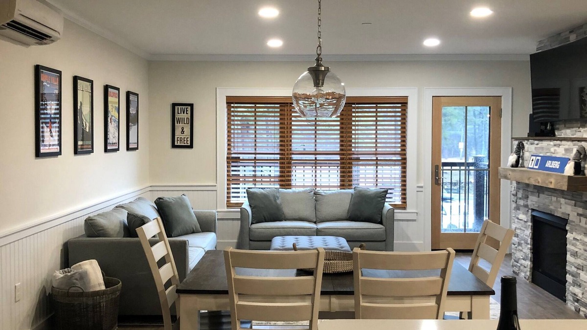 North Conway Condo | Luxury Ski IN/Ski OUT Kearsarge Brook Condo 2 bed, 2 bath at Cranmore Mountain