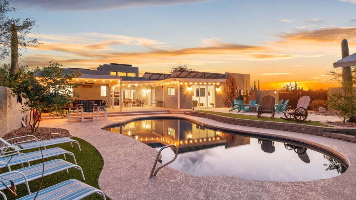 Tanque Verde Apartment | Luxury Southwest Gem with Pool & Spa near Mt. Lemon!
